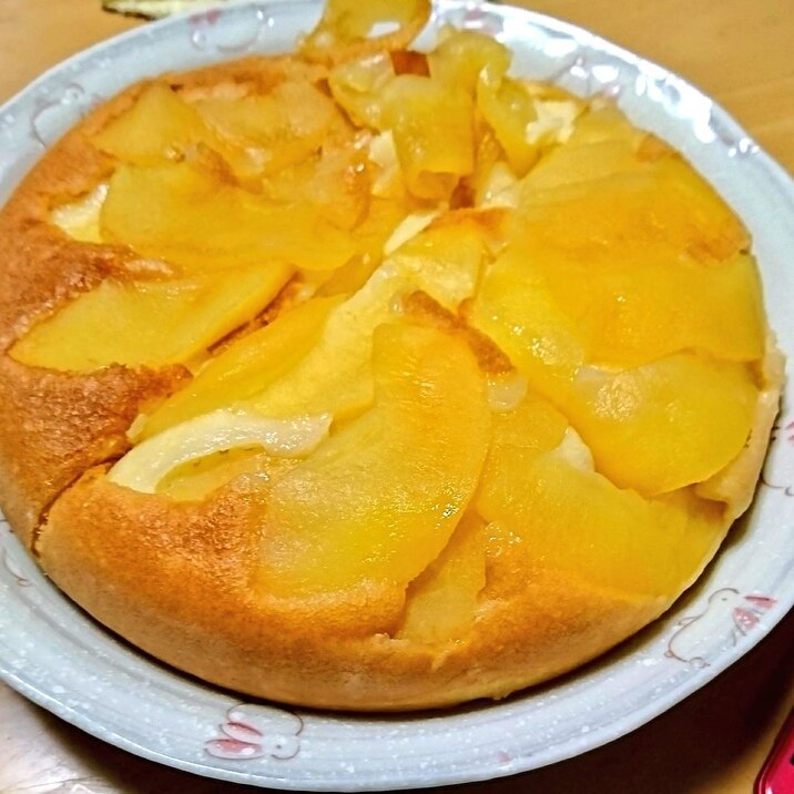 炊飯器で作るりんごケーキ！